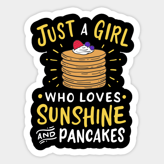 Pancake Sunshine Sticker by KAWAIITEE